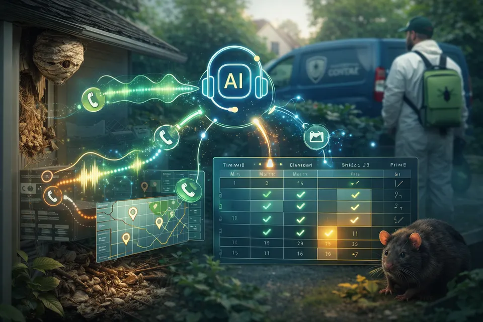 How pest control companies can use AI to book more jobs