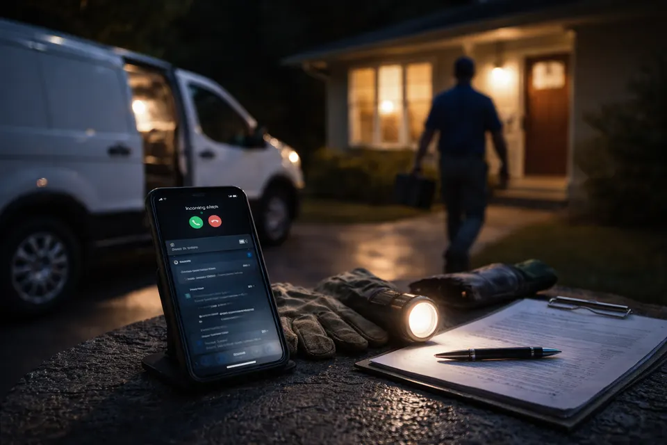 Emergency answering service for 24/7 call coverage with AI