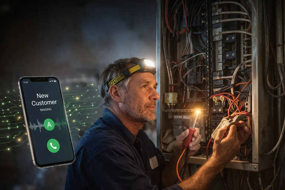 How electrical contractors use AI phone answering to capture every call
