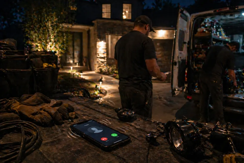 How to use a virtual receptionist for outdoor lighting companies