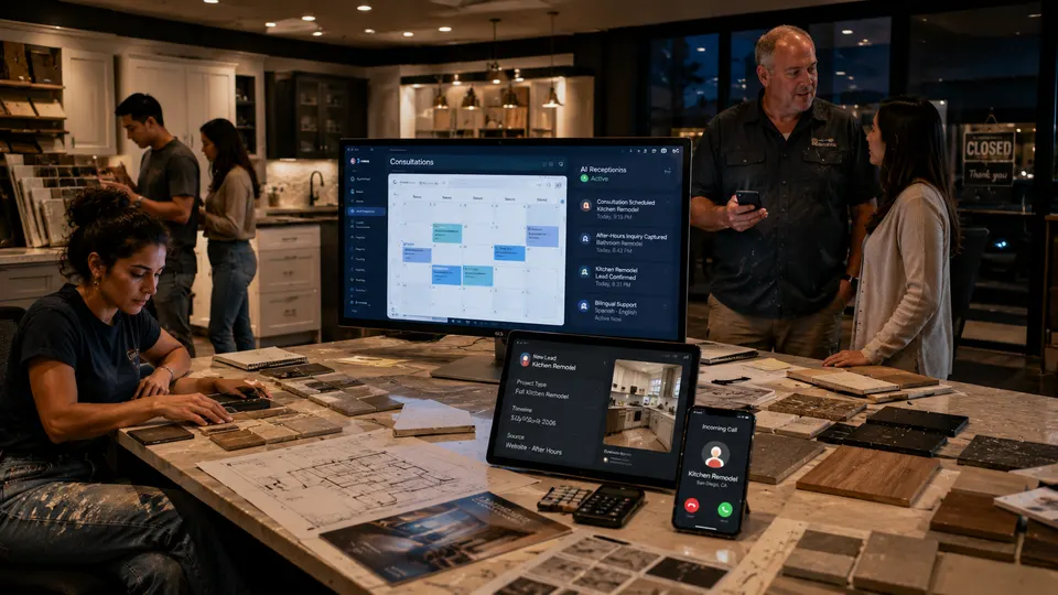 The best virtual receptionist for home remodeling