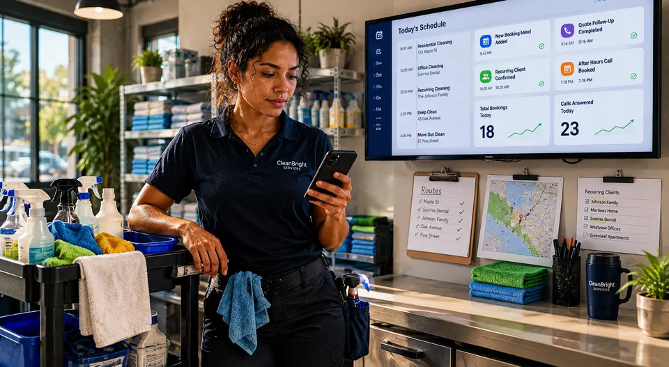 How cleaning companies can use AI to save time and money