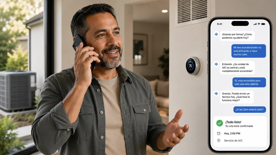 Multilingual customer service solutions for home services