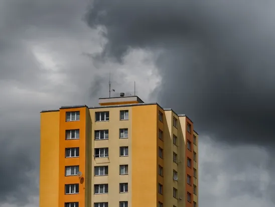 Commercial building exterior